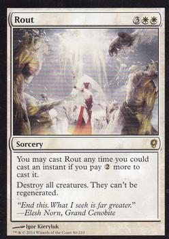 2014 Magic the Gathering Conspiracy #80 Rout Front