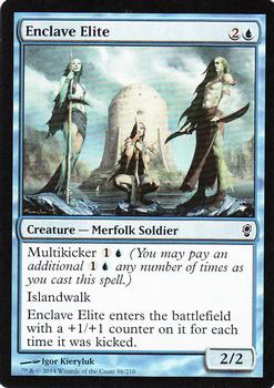 2014 Magic the Gathering Conspiracy #96 Enclave Elite Front