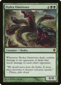 2014 Magic the Gathering Conspiracy #169 Hydra Omnivore Front