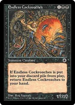 1997 Magic the Gathering Portal #NNO Endless Cockroaches Front