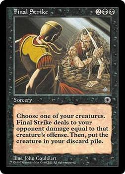 1997 Magic the Gathering Portal #NNO Final Strike Front
