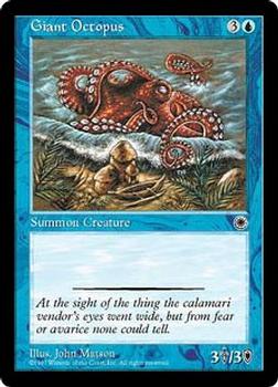1997 Magic the Gathering Portal #NNO Giant Octopus Front