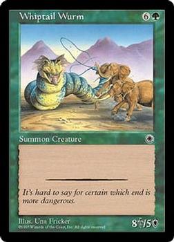 1997 Magic the Gathering Portal #NNO Whiptail Wurm Front