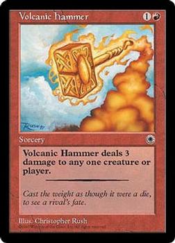 1997 Magic the Gathering Portal #NNO Volcanic Hammer Front