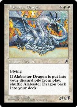 1997 Magic the Gathering Portal #NNO Alabaster Dragon Front
