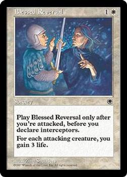 1997 Magic the Gathering Portal #NNO Blessed Reversal Front
