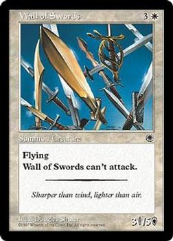1997 Magic the Gathering Portal #NNO Wall of Swords Front