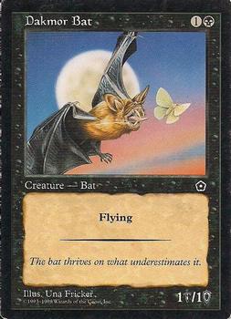 1998 Magic the Gathering Portal Second Age #NNO Dakmor Bat Front