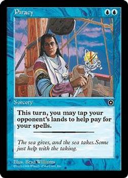 1998 Magic the Gathering Portal Second Age #NNO Piracy Front