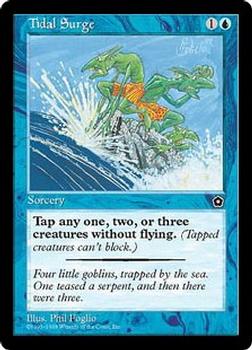1998 Magic the Gathering Portal Second Age #NNO Tidal Surge Front