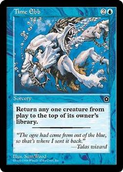 1998 Magic the Gathering Portal Second Age #NNO Time Ebb Front