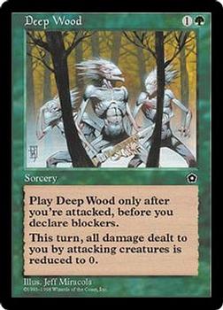 1998 Magic the Gathering Portal Second Age #NNO Deep Wood Front