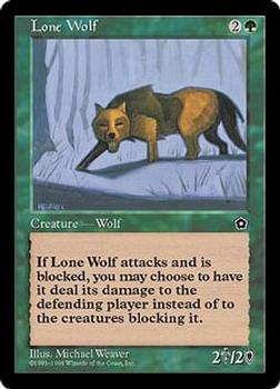 1998 Magic the Gathering Portal Second Age #NNO Lone Wolf Front