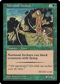 1998 Magic the Gathering Portal Second Age #NNO Norwood Archers Front
