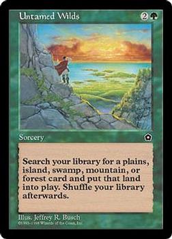 1998 Magic the Gathering Portal Second Age #NNO Untamed Wilds Front