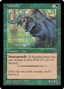 1998 Magic the Gathering Portal Second Age #NNO Wild Ox Front