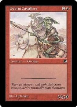 1998 Magic the Gathering Portal Second Age #NNO Goblin Cavaliers Front