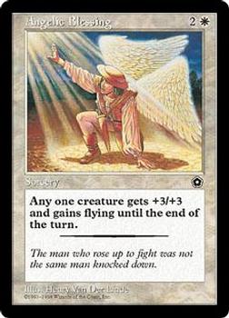 1998 Magic the Gathering Portal Second Age #NNO Angelic Blessing Front