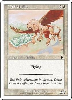 1999 Magic the Gathering Starter 1999 #31 Wild Griffin Front