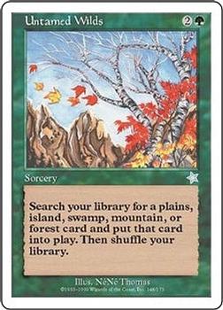 1999 Magic the Gathering Starter 1999 #148 Untamed Wilds Front