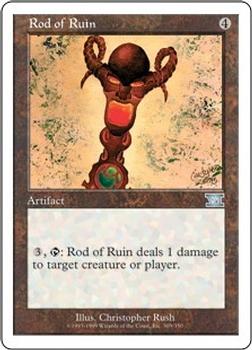 2000 Magic the Gathering Starter #NNO Rod of Ruin Front