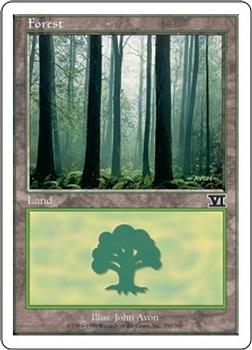 2000 Magic the Gathering Starter #NNO Forest Front