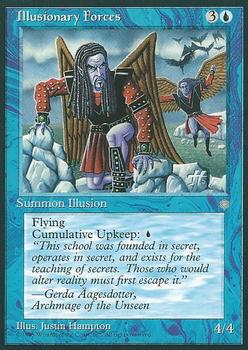 1995 Magic the Gathering Ice Age #NNO Illusionary Forces Front