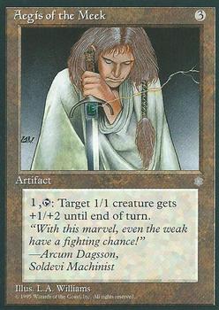 1995 Magic the Gathering Ice Age #NNO Aegis of the Meek Front