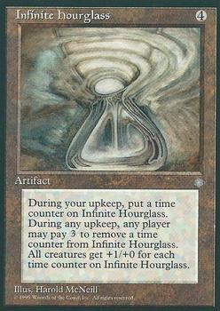 1995 Magic the Gathering Ice Age #NNO Infinite Hourglass Front