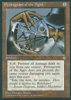 1995 Magic the Gathering Ice Age #NNO Pentagram of the Ages Front