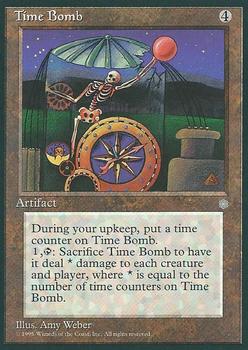 1995 Magic the Gathering Ice Age #NNO Time Bomb Front