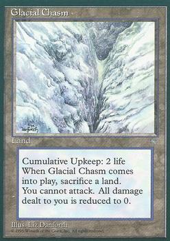 1995 Magic the Gathering Ice Age #NNO Glacial Chasm Front