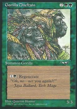 1996 Magic the Gathering Alliances #NNO Gorilla Chieftain Front