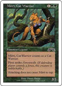 1998 Magic the Gathering Anthologies #NNO Mirri, Cat Warrior Front