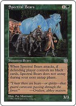 1998 Magic the Gathering Anthologies #NNO Spectral Bears Front