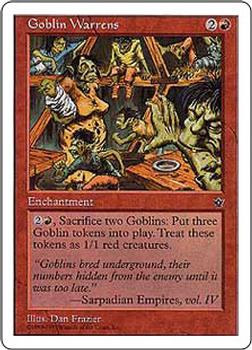 1998 Magic the Gathering Anthologies #NNO Goblin Warrens Front