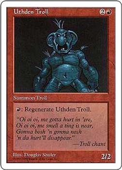 1998 Magic the Gathering Anthologies #NNO Uthden Troll Front