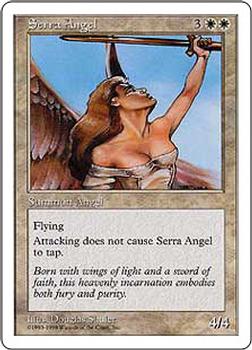 1998 Magic the Gathering Anthologies #NNO Serra Angel Front
