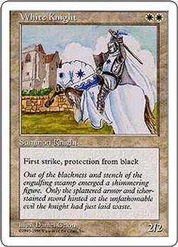 1998 Magic the Gathering Anthologies #NNO White Knight Front
