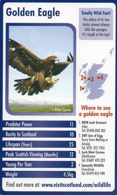 2007 Scottish Wildlife Trumps #NNO Golden Eagle Front