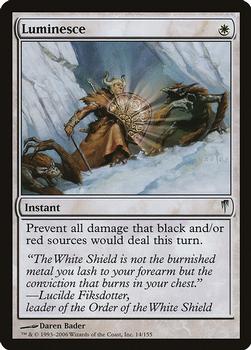 2006 Magic the Gathering Coldsnap #14 Luminesce Front