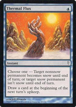 2006 Magic the Gathering Coldsnap #49 Thermal Flux Front