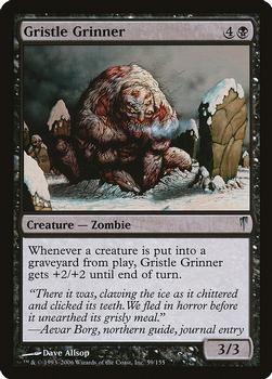 2006 Magic the Gathering Coldsnap #59 Gristle Grinner Front