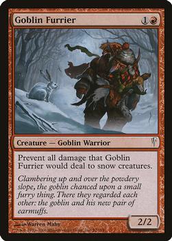 2006 Magic the Gathering Coldsnap #82 Goblin Furrier Front