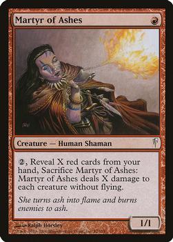 2006 Magic the Gathering Coldsnap #92 Martyr of Ashes Front