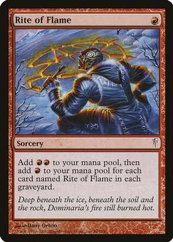 2006 Magic the Gathering Coldsnap #96 Rite of Flame Front