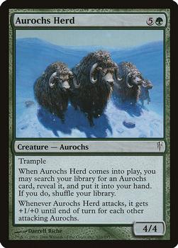 2006 Magic the Gathering Coldsnap #103 Aurochs Herd Front