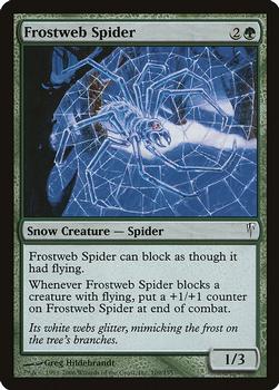 2006 Magic the Gathering Coldsnap #109 Frostweb Spider Front