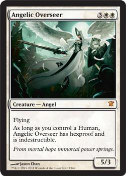 2011 Magic the Gathering Innistrad - Foil #3 Angelic Overseer Front