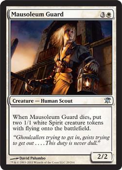 2011 Magic the Gathering Innistrad - Foil #20 Mausoleum Guard Front
